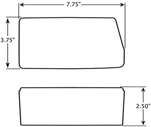 Innovative Lighting Under 80" L.E.D. Rectangular Tail Light - Left Side - (282-4400) in Saudi Arabia