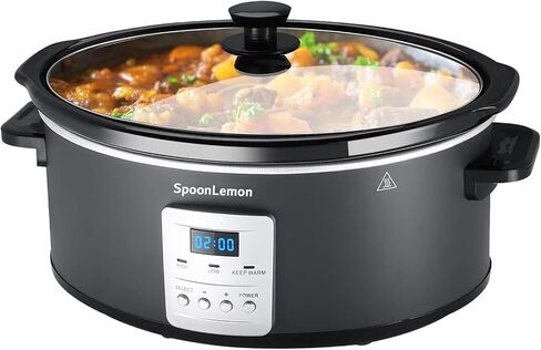 Silicone Slow Cooker Liners & Dividers, 2-in-1 Multi-Purpose Insert for 6-7 Quart Crock-Pots, BPA-Free, Dishwasher Safe, Reusable, Ideal for Simultaneous Cooking (Green&Blue) in Saudi Arabia