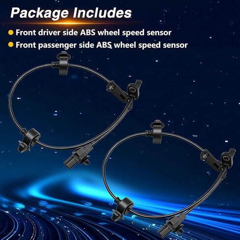 ABS Wheel Speed Sensor Compatible with Honda Civic 2006-2011 Replace # 57450-SNA-003, 57455-SNA-003 (Front Left/Right) in Kuwait