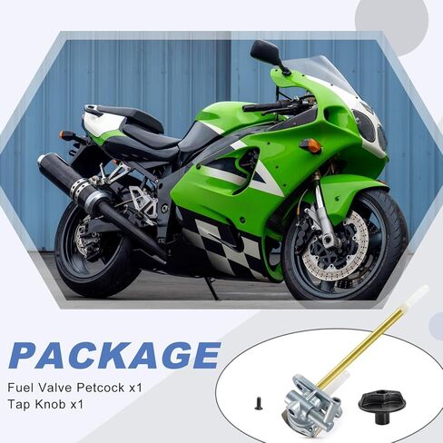 51023-1221 صمام الوقود بيتكوك ومقبض لكاواساكي نينجا ZX-7R ZX-7RR ZX750 1996-2003 51023-1336 92077-1120 in Kuwait