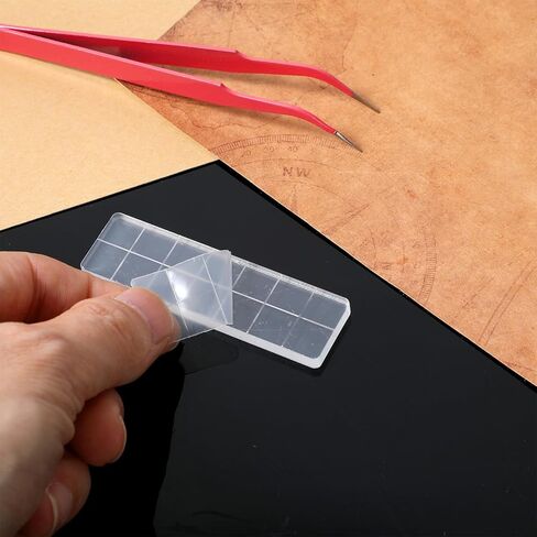 8 PCS Aacrylic Blocks for Stamping, Clear Acrylic Stamp Blocks with Grid Lines for Crafting, Scrapbooking, Card Making, DIY Projects in Kuwait
