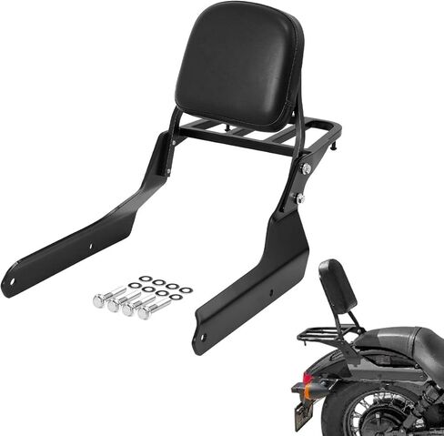 Detachable Backrest Sissy Bar W/Luggage Rack For Honda Shadow Spirit 750 VT750C2 2007-2014 Shadow Phantom 750 VT750C2B 2010-2015 in Saudi Arabia