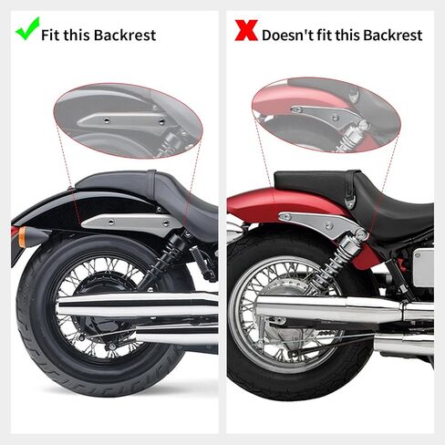 Detachable Backrest Sissy Bar W/Luggage Rack For Honda Shadow Spirit 750 VT750C2 2007-2014 Shadow Phantom 750 VT750C2B 2010-2015 in Saudi Arabia
