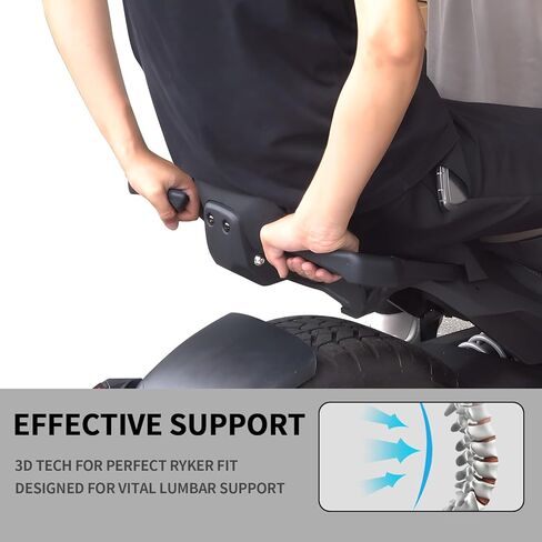 حاجز قصير للركاب لملحقات Can Am Ryker 900، مسند ظهر منخفض للركاب باللون الأسود لـ Can-Am Ryker 900 600 Sport & Ryker Rally Edition جميع الموديلات (استبدال #219400801) in Kuwait