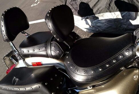 Adjustable Driver Rider Backrest for Suzuki Boulevard VL1500 VL800 C50 C90 in Kuwait