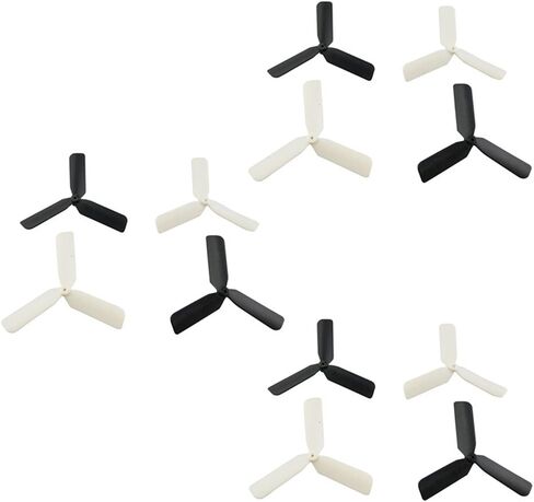 sea jump 4 Pairs Upgrade Version 3-Blade CW/CCW Propeller White/Black for Hubsan X4 H107/H107C/H107L/H107D H108 H108C Quadcopter in Kuwait