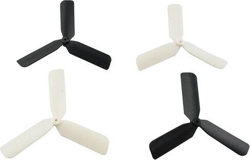 sea jump 4 Pairs Upgrade Version 3-Blade CW/CCW Propeller White/Black for Hubsan X4 H107/H107C/H107L/H107D H108 H108C Quadcopter in Kuwait