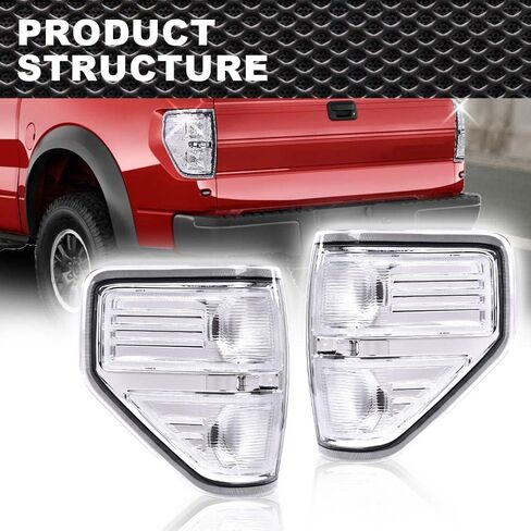 مجموعة المصابيح الخلفية CNNELL متوافقة مع Ford F150 2009-2014 المتوافقة مع الكابينة العادية ذات البابين | كابينة إضافية بأربعة أبواب | كابينة الطاقم ذات 4 أبواب لا تناسب الطراز الأصلي مع سائق LED وجانب الركاب in Kuwait