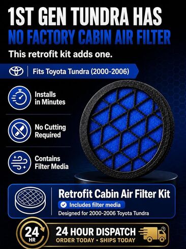 Cabin Air Filter Compatible with Toyota Tundra 1st Gen (2000-2006) in Kuwait