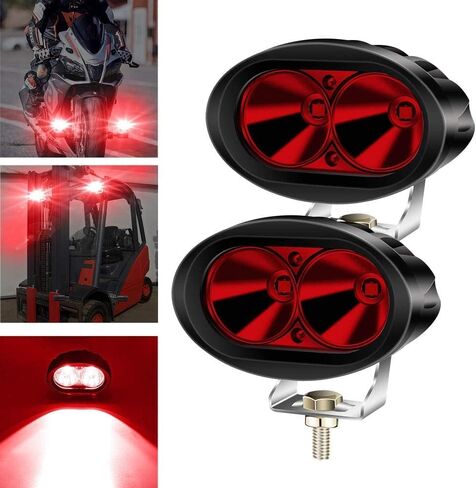 8PCS LED Forklift Light Blue Safety Light,Biqing 20W Warehouse Pedestrian Warning Spot Lights 12V-80V for Motorcycle/Tractor/Forklift in Saudi Arabia