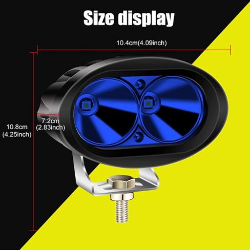 8PCS LED Forklift Light Blue Safety Light,Biqing 20W Warehouse Pedestrian Warning Spot Lights 12V-80V for Motorcycle/Tractor/Forklift in Saudi Arabia