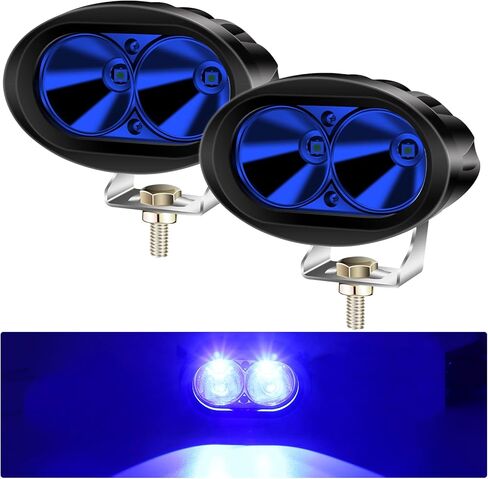 8PCS LED Forklift Light Blue Safety Light,Biqing 20W Warehouse Pedestrian Warning Spot Lights 12V-80V for Motorcycle/Tractor/Forklift in Saudi Arabia