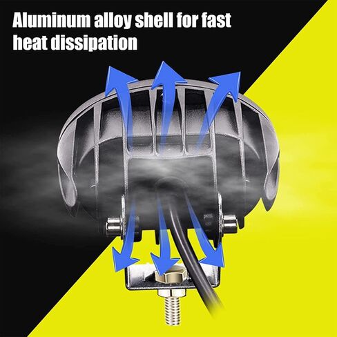 8PCS LED Forklift Light Blue Safety Light,Biqing 20W Warehouse Pedestrian Warning Spot Lights 12V-80V for Motorcycle/Tractor/Forklift in Saudi Arabia