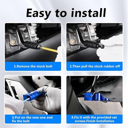 Aluminum Forward/Reverse Gear Shift Shifter Lever Extender for Can Am Ryker 600 900 Ace Rally Edition Sport 2019-2025 Models Shift Accessories(Blue Style) in Kuwait