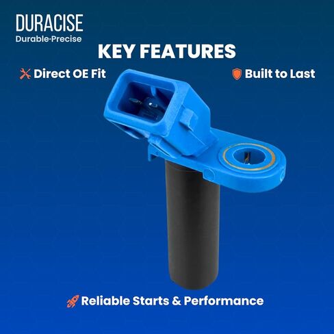 مستشعر موضع العمود المرفقي للمحرك من DURACISE متوافق مع 2011-2019 Ford Fiesta 1.6L، استبدل #BE8Z-6C315-A، 1110834، PC914، 5S15189، 962-042، SS12128 in Kuwait