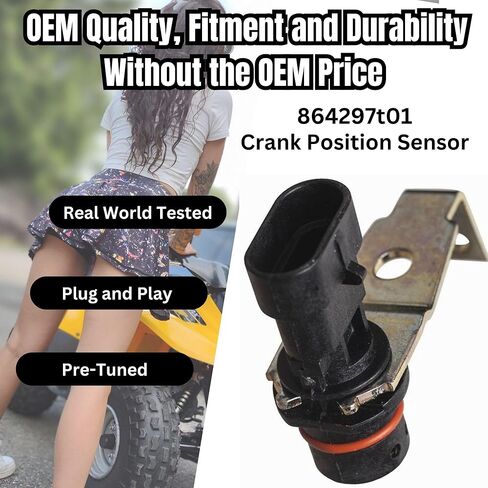(تم تحديث 2025) جزء استبدال OEM معتمد 864297t01 - مستشعر موضع الكرنك - تم اختبار PowerSport مضمون 100% - لـ Mercruiser 305-350 GM V8 5.0L 5.7L 6.2L 1998-2010 VP 3858979 in Kuwait