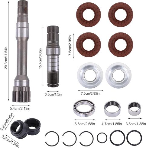 Front Right Axle Intermediate Shaft Inner Shaft Kit Compatible with Dodge Ram 1500 2012-2022 Replacement 68146594AB 68146594AA 68257420AF 68257421AF 68257422AF 722N695BKA in Kuwait