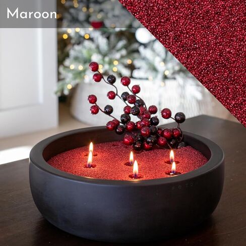 Foton Pearled Candle Grande Bag 64oz - Black Unscented Non Toxic Luxury Long Lasting Powder Candles - Refillable Candle Sand with 100 Wicks for Candle Making in Saudi Arabia