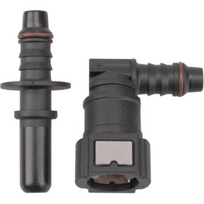 7.89 90 Degree Fuel Line Hose Quick Release Connect Male & Female Push Connector in Saudi Arabia