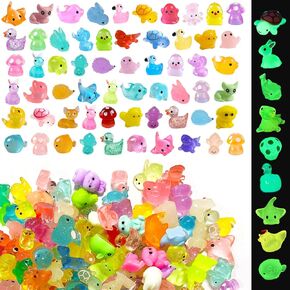 200 Pcs Mini Resin Animals,Variety Little Small Figures Miniature,Tiny Resin Animals Bulk for Micro Fairy Garden Dollhouse Landscape Accessories in Saudi Arabia
