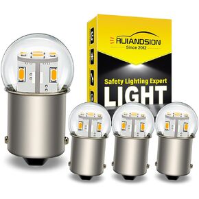 Ruiandsion 4 قطع 1156 LED لمبة 6 فولت أبيض BA15S P21W 7506 LED لمبة 3014 12SMD LED شرائح بديلة للنسخ الاحتياطي عكس بدوره أضواء الذيل الإشارة in Kuwait