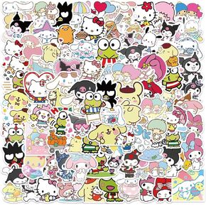 100PCS Pokemon Stickers for Kids, Waterproof Durable Cute Cartoon Pokemon Vinyl Decals for Laptops Phones Skateboards Luggage - Assorted Funny Stickers for Teens Gifts Party Favors in Kuwait