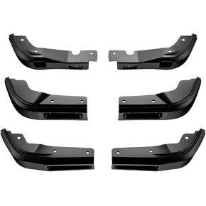 Mud Flap Delete Compatible with 2025 2024 2023 2022 2021 2020 2019 GMC Sierra 1500 2WD/4WD |Front & Rear Mud Flaps for GMC Sierra 1500 Accessories,Heavy Duty ABS,Black in Saudi Arabia