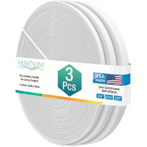 135 Yard Polyester Boning for Sewing - Polyester Sew-in Boning for Sewing, Includes 1/4", 5/16", 3/8" Widths for Bridal Gowns & Costumes Corsets, Nursing Caps in Saudi Arabia