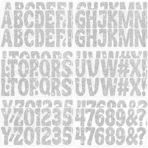 Glitter Gold Letter Stickers Large 12 Sheets Bulletin Board Letters 2.5 Inch Alphabet Stickers, Self-Adhesive Number Sticker Letters for Poster Board Crafts Mailbox Signs Projects Decor(Gold,2.5 Inch) in Saudi Arabia