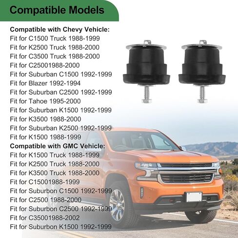 15548599 طقم تثبيت جسم دعم الرادياتير مناسب لـ 1988-2002 Chevy GMC K1500 K2500 K3500 C1500 C2500 C3500 لـ GM Pickup SUV استبدال # 11515744 15548600 15548815 15548816 15548817 15597629 in Kuwait