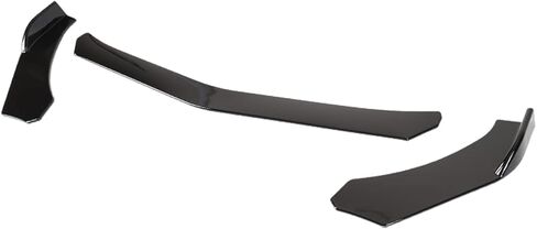 Spec-D Tuning Universal Gloss Black Front Bumper Lip Spoiler Splitter Body Kit 3PC in Kuwait
