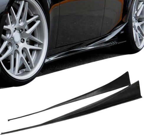 تنانير جانبية من IKON MOTORSPORTS متوافقة مع 2014-2020 Lexus IS200t IS250 IS300 IS350 سيدان ذات 4 أبواب، نمط IKON أسود من البولي يوريثان، تنورة جانبية هزازة، موزع هواء سد الذقن، موزع شفة ممتص للصدمات 2015 2016 in Kuwait