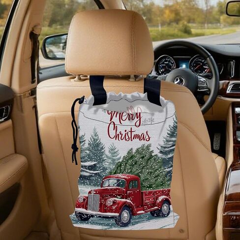 Be Kind Car Trash Bag,Watercolor Flowers Strap Drawstring Car Garbage Bags,Car Back Seat Organizer with Adjustable Buckle for Car Accessories in Kuwait