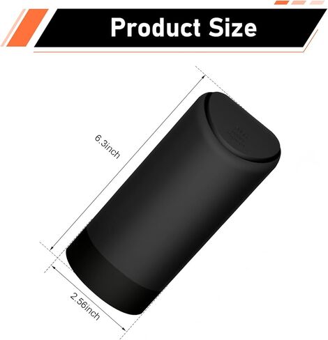 Car Trash Can with Lid, Multi-Functional Mini Garbage Bin with Press-Open, Silicone Waterproof Cup Holder Insert, Portable Clutter Organizer for Most Cars SUVs and Trucks (Black) in Saudi Arabia