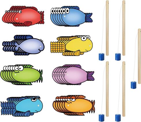 48 Pcs Magnetic Fishing Game Sight Word Games Dry Erasable Cards Aba Therapy Materials Classroom Must Haves Word Game Homeschool Supplies in Saudi Arabia