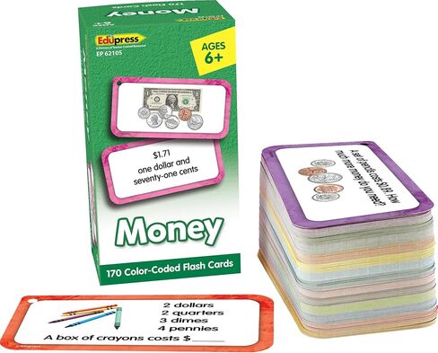 Teacher Created Resources Money Flash Cards Deluxe Set (EP62105) in Kuwait
