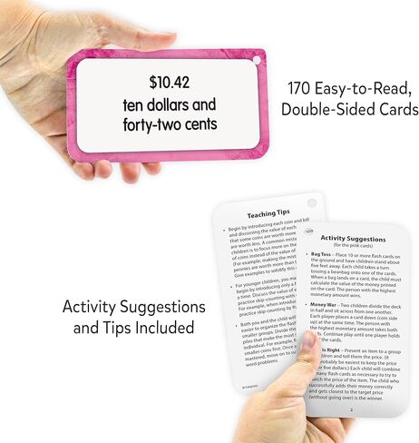Teacher Created Resources Money Flash Cards Deluxe Set (EP62105) in Kuwait