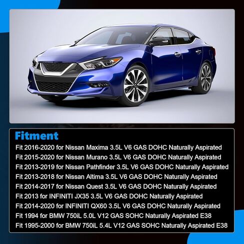 حزام محرك أفعواني من AUCERAMIC مقاس 40.75 بوصة مناسب لنيسان ماكسيما 2016-2020 مورانو 2015-2020 باثفايندر 2013-2019 ألتيما 2013-2018 كويست 2014-2017 إنفينيتي JX35 2013 QX60 2014-2020 BMW 750iL in Kuwait