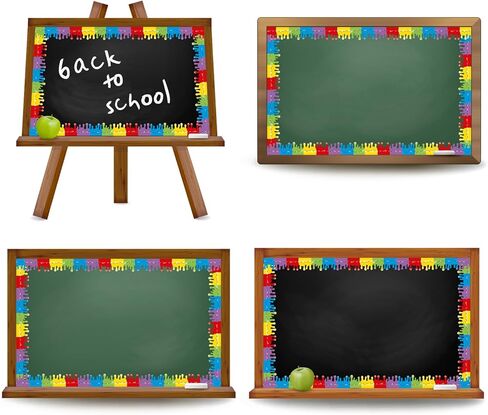 FYSUIMU 32.8Ft Back to School Bulletin Board Border Colorful Paint Little Artist Die Cut Trim Border Roll for Home Office Classroom Chalkboard Wall Decor in Kuwait