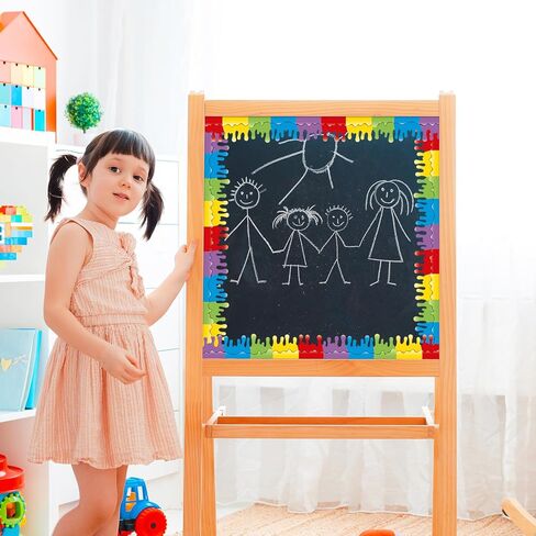 FYSUIMU 32.8Ft Back to School Bulletin Board Border Colorful Paint Little Artist Die Cut Trim Border Roll for Home Office Classroom Chalkboard Wall Decor in Kuwait