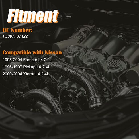 محاقن الوقود المحسنة FJ397 مناسبة لنيسان 1998 1999 2000 2001 2002 2003 2004 فرونتير 1996 1997 بيك اب 00 01 02 03 04 Xterra L4 2.4L, 67122 (4) in Kuwait
