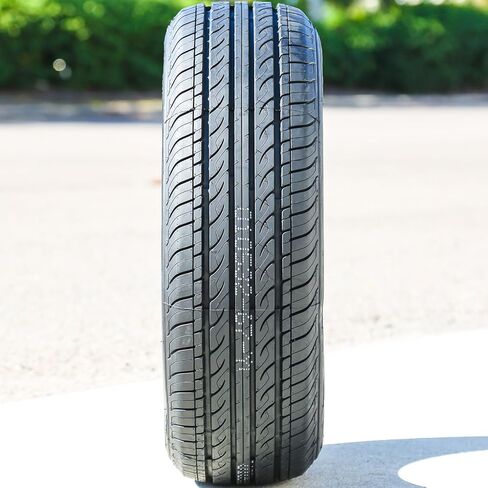 مجموعة من 4 (أربعة) إطارات Arisun Aggressor ZP01 لسيارات الركاب لجميع المواسم - 195/60R14 195/60/14 195/60-14 86H نطاق التحميل SL 4-Ply BSW جدار جانبي أسود UTQG 500AA in Kuwait