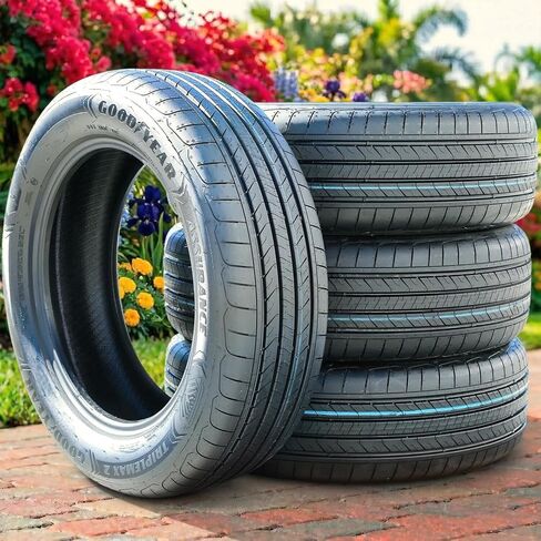 Set of 4 (FOUR) Goodyear Assurance Triplemax 2 Passenger Car All-Season Touring Radial Tires-205/50R17 205/50/17 205/50-17 89H Load Range SL 4-Ply BSW Black Side Wall UTQG 320AA in Kuwait