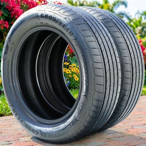 Set of 4 (FOUR) Goodyear Assurance Triplemax 2 Passenger Car All-Season Touring Radial Tires-205/50R17 205/50/17 205/50-17 89H Load Range SL 4-Ply BSW Black Side Wall UTQG 320AA in Kuwait