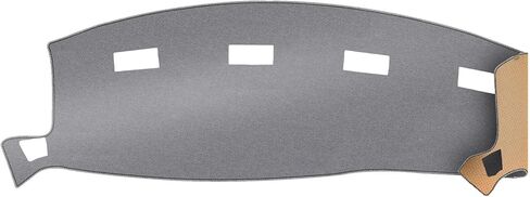 غطاء لوحة القيادة KEYOOG مناسب لـ 2005-2002 Do-dge Ram 1500 2500 3500 (لمحرك اليد اليسرى)، سجادة لوحة عدادات السيارة مضادة للوهج، وسادة مضادة للانزلاق وواقي من الشمس (رمادي) in Saudi Arabia