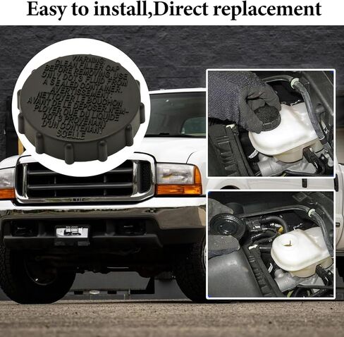 Brake Fluid Reservoir Cap Compatible With F-ord F-150 2015-2019 F-ord Expedition 2018-2021 L-incoln Navigator 2018-2021 Brake Master Cylinder Cap BRFC19 FL3Z-2162-A FL3Z2162A in Saudi Arabia