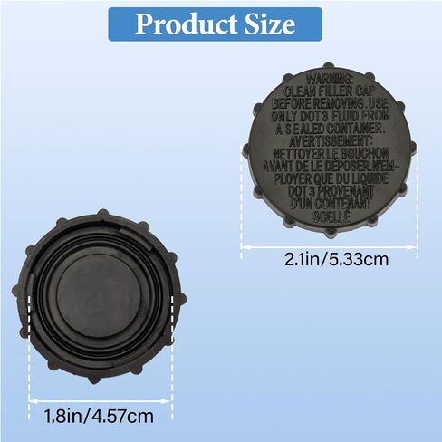 Brake Fluid Reservoir Cap Compatible With F-ord F-150 2015-2019 F-ord Expedition 2018-2021 L-incoln Navigator 2018-2021 Brake Master Cylinder Cap BRFC19 FL3Z-2162-A FL3Z2162A in Saudi Arabia