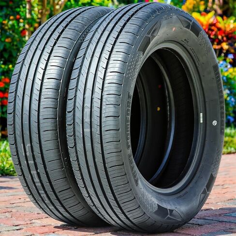 إطار شعاعي لسيارات الركاب المريحة لجميع المواسم - 195/60R15 195/60/15 195/60-15 88H نطاق تحميل SL 4-Ply BSW جدار جانبي أسود UTQG 480AA in Kuwait