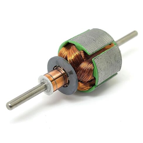 2Pcs Silver-Finished DC Motor 12V–24V, Dual Output Shaft, 4000RPM, Body: 27.6×32mm, Shaft: 2.3×11.3mm, Copper-Aluminum Build in Kuwait