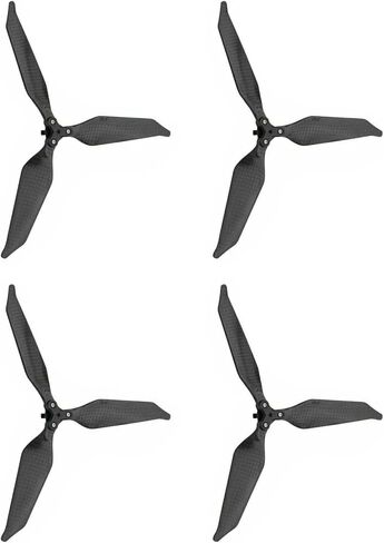 CHICHIYANG 4 قطع 8331 شفرة مراوح من ألياف الكربون، قابلة للطي منخفضة الضوضاء 3 شفرات لطائرة DJI Mavic Pro Series Drone in Kuwait